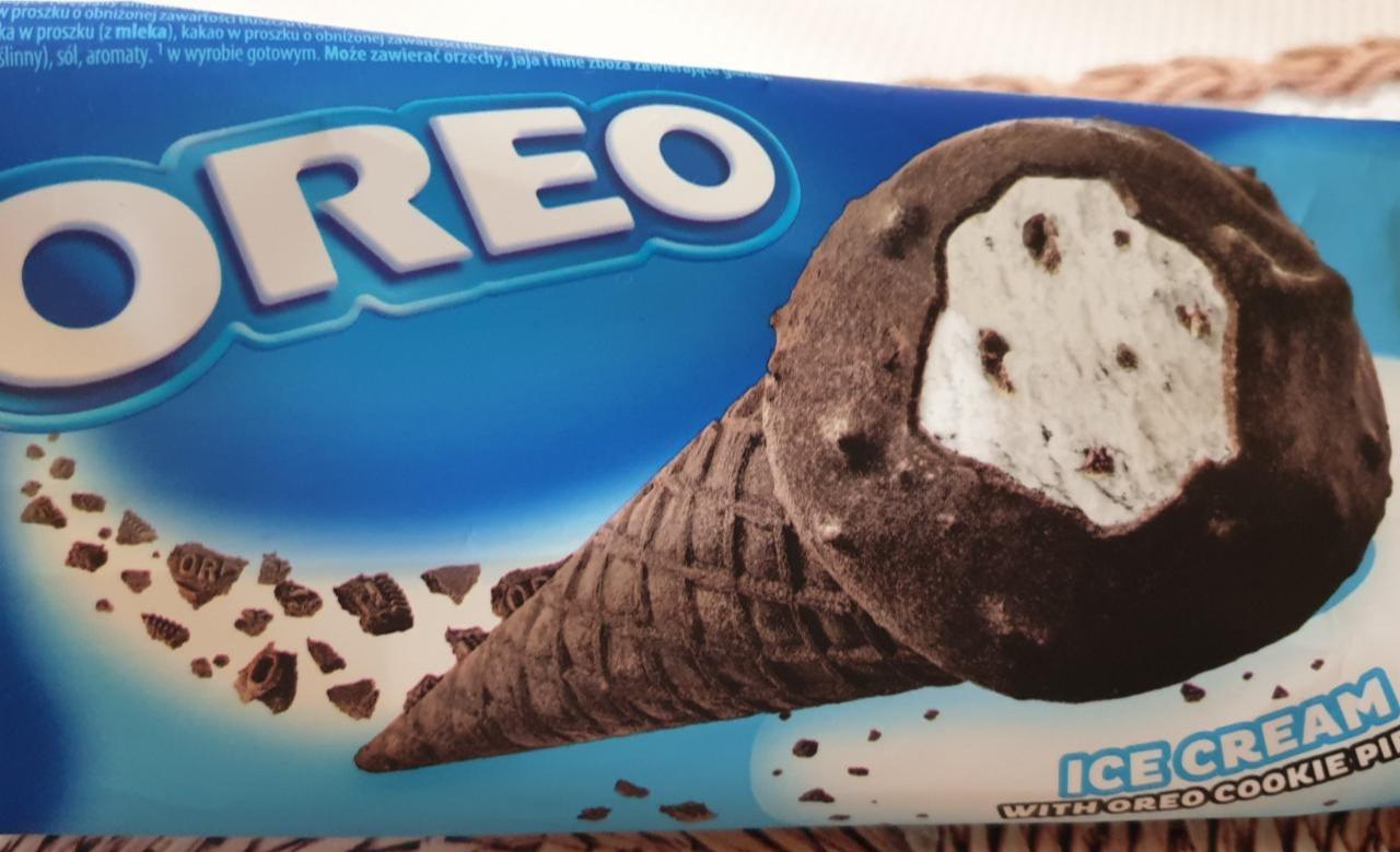 Zdjęcia - Oreo Lody o smaku waniliowym z ciastkami kakaowymi