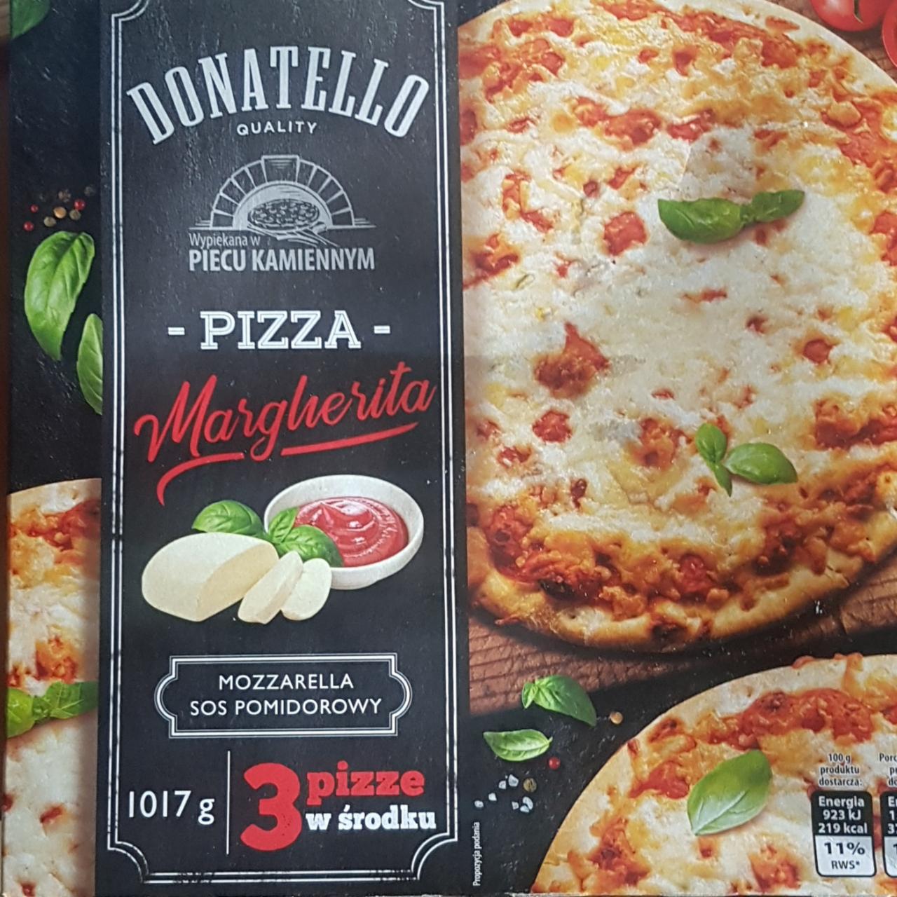Zdjęcia - Pizza margherita mozzarella sos pomidorowy Donatello