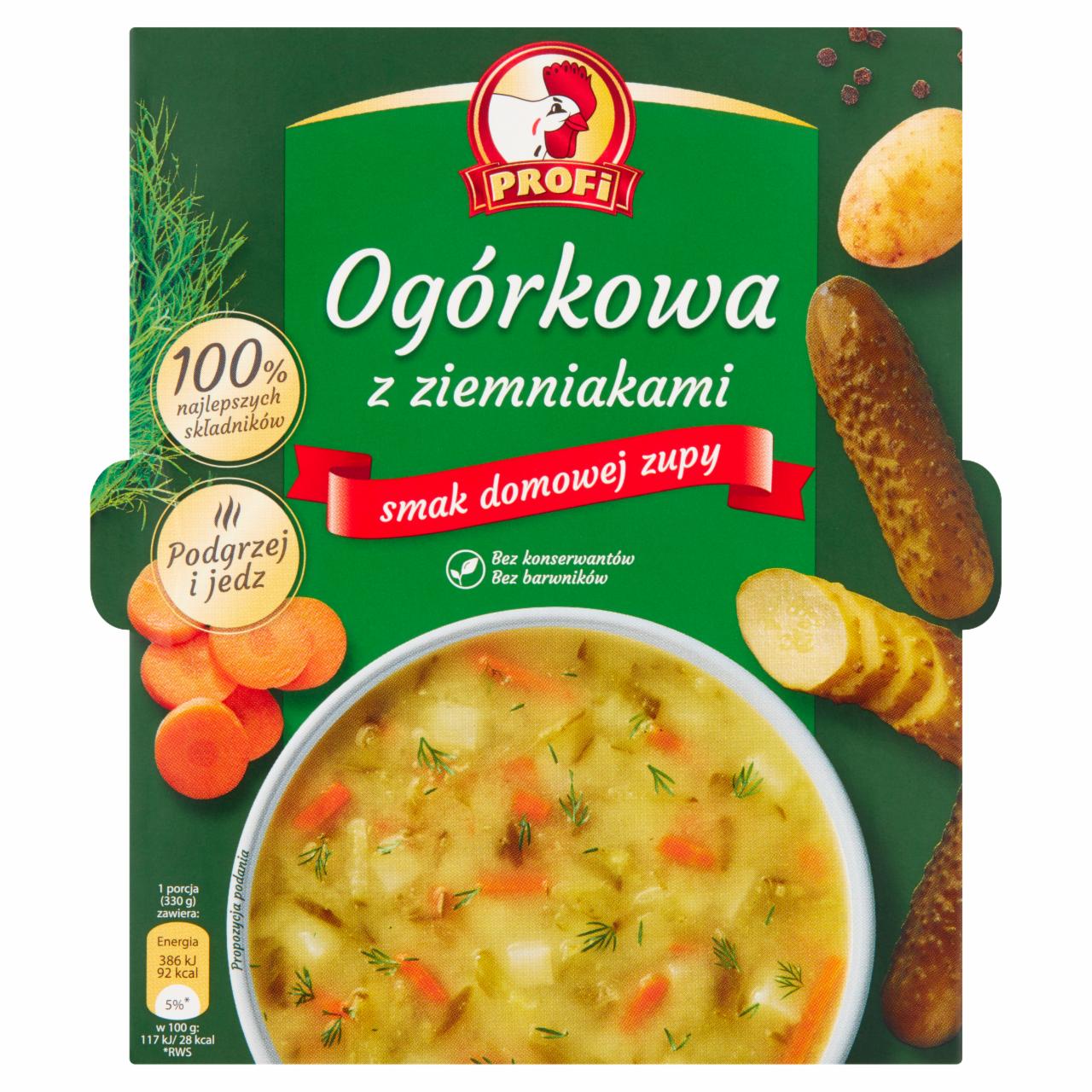 Zdjęcia - Profi Ogórkowa z ziemniakami 330 g