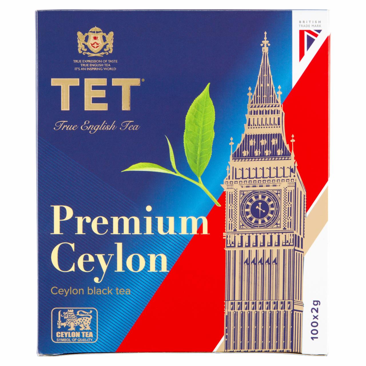 Zdjęcia - TET Premium Ceylon Herbata czarna 200 g (100 x 2 g)