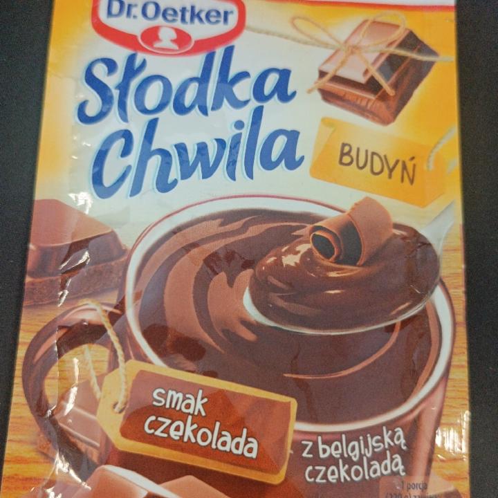 Zdjęcia - Słodka chwila budyń czekoladowy z belgijską czekoladą Dr.Oetker
