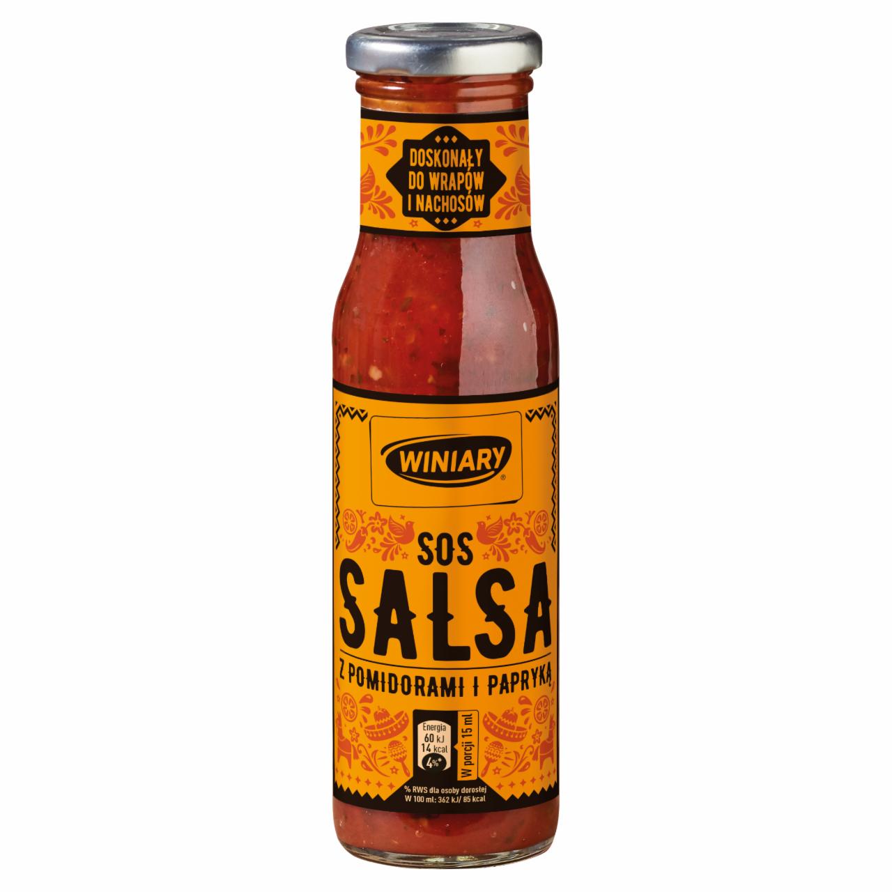Zdjęcia - Winiary Sos salsa z pomidorami i papryką 230 ml