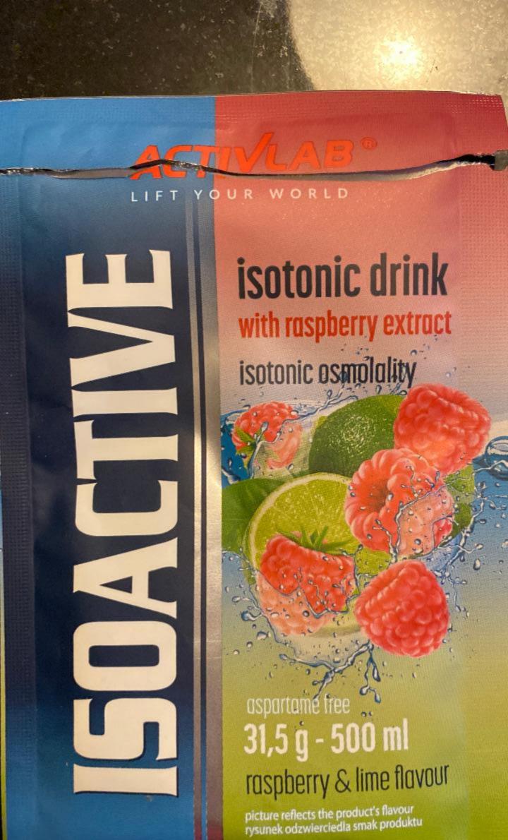 Zdjęcia - isoactive isotonic drink raspberry & lime Activlab