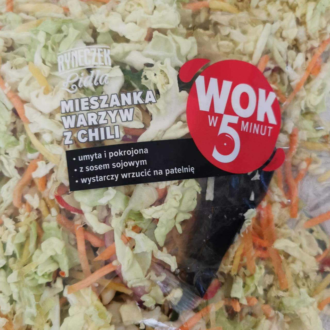 Zdjęcia - Mieszanka warzyw z chili Wok w 5 minut Ryneczek Lidla