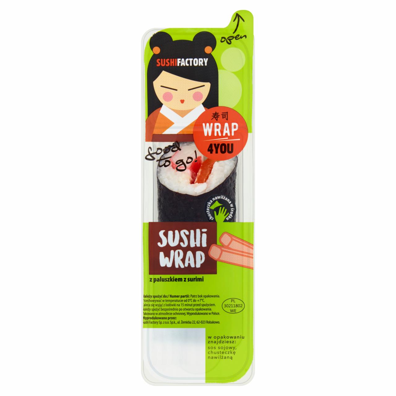 Zdjęcia - Wrap4You Sushi wrap z paluszkiem z surimi 150 g