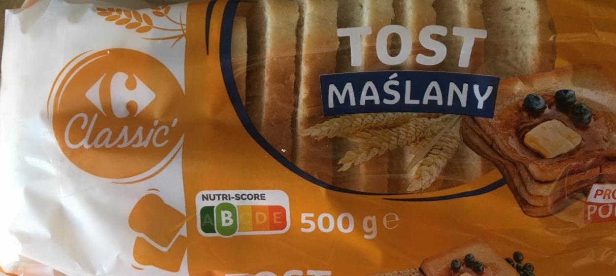 Zdjęcia - chleb tostowy maślany Carrefour classic