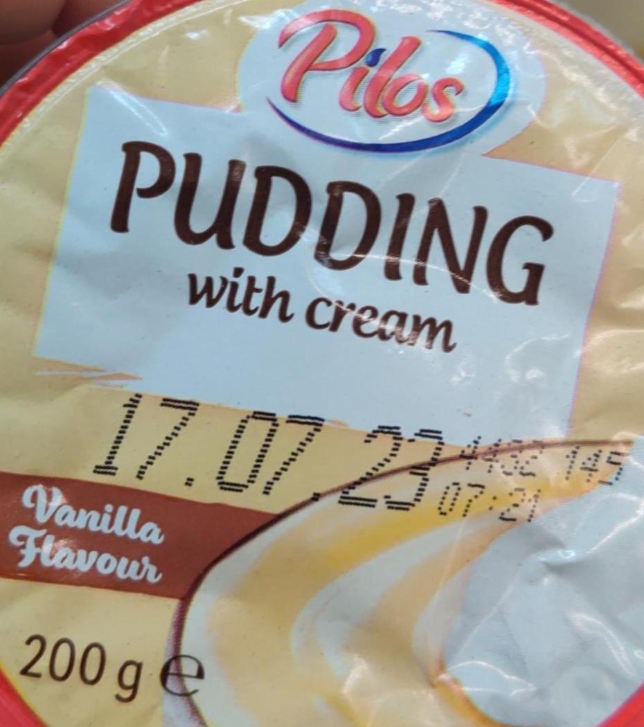 Zdjęcia - Pudding with cream vanilla flavour Pilos