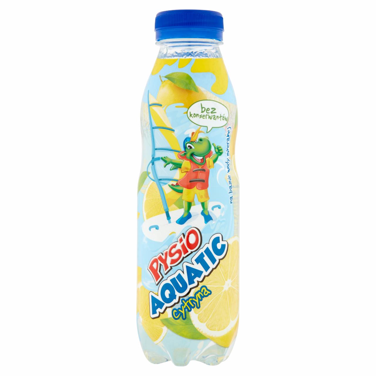 Zdjęcia - Pysio Aquatic Napój o smaku cytrynowym 400 ml