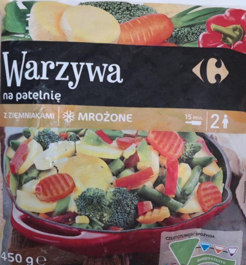 Zdjęcia - warzywa na patelnię z ziemniakami Carrefour