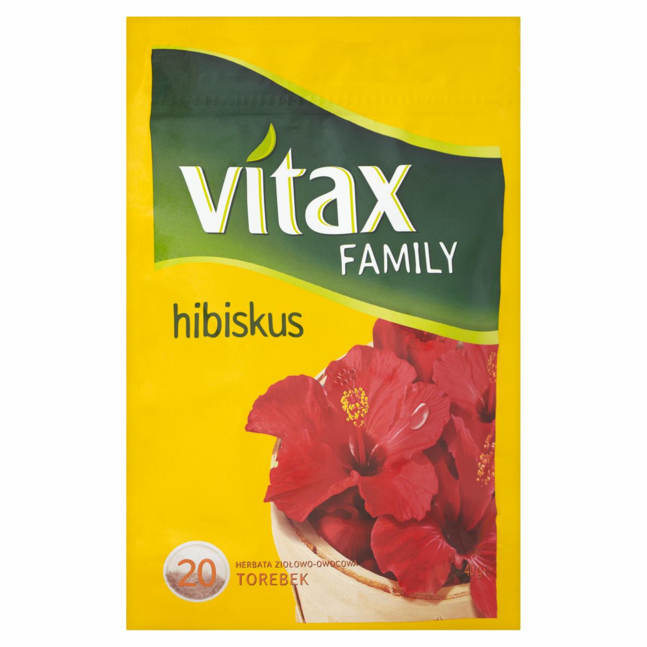 Zdjęcia - Vitax Family Herbatka owocowo-ziołowa aromatyzowana o smaku wieloowocowym 48 g (24 x 2 g)