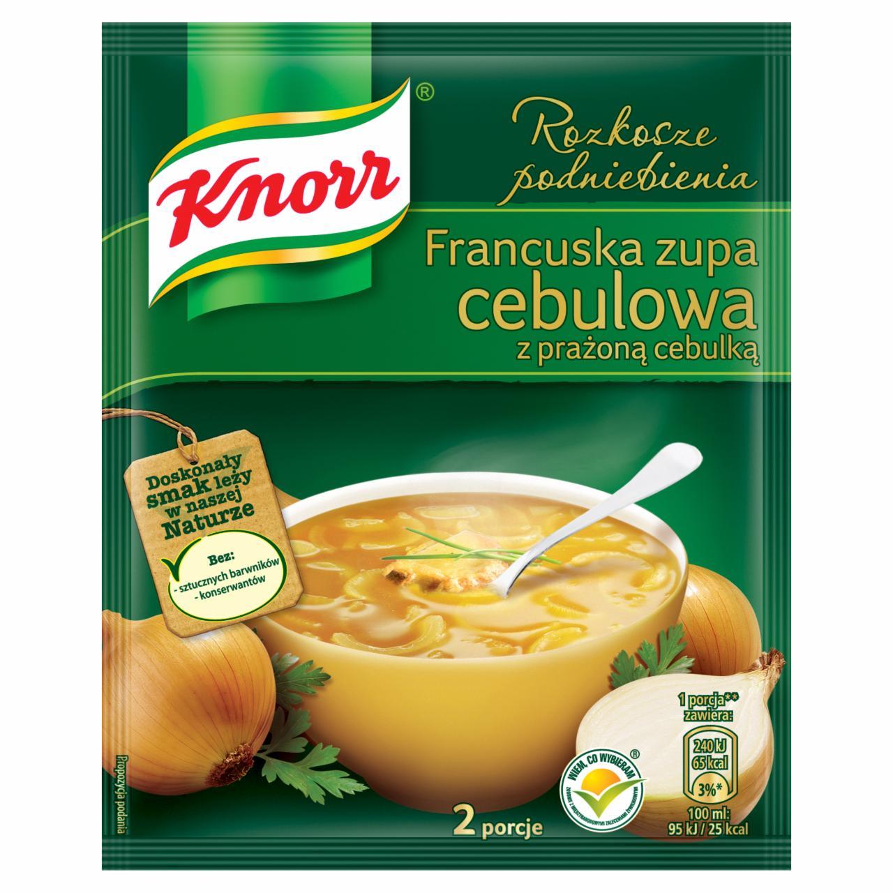 Zdjęcia - Knorr Rozkosze podniebienia Francuska zupa cebulowa 31 g