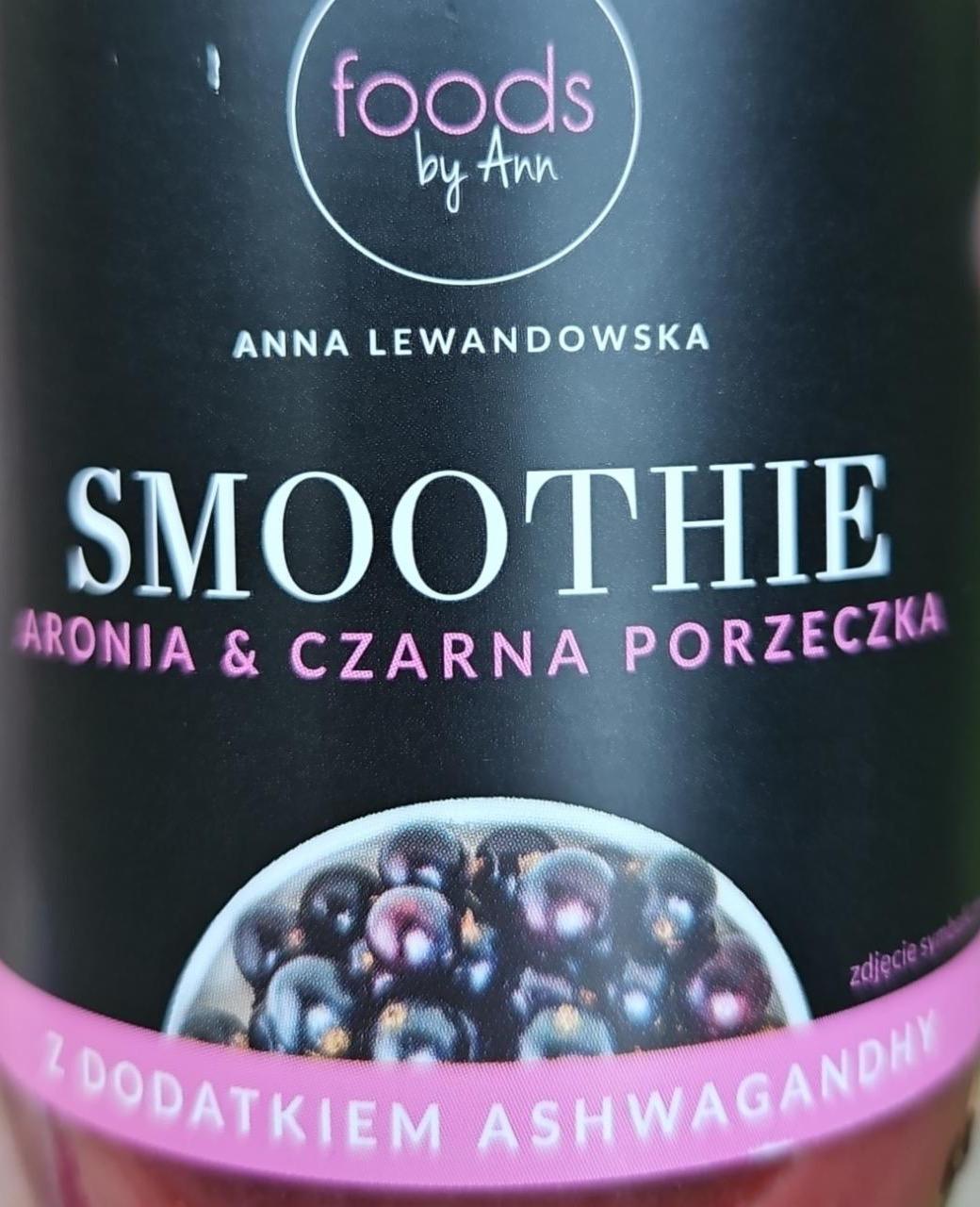 Zdjęcia - Smoothie aronia & czarna porzeczka z dodatkiem ashwagandhy Foods by Ann