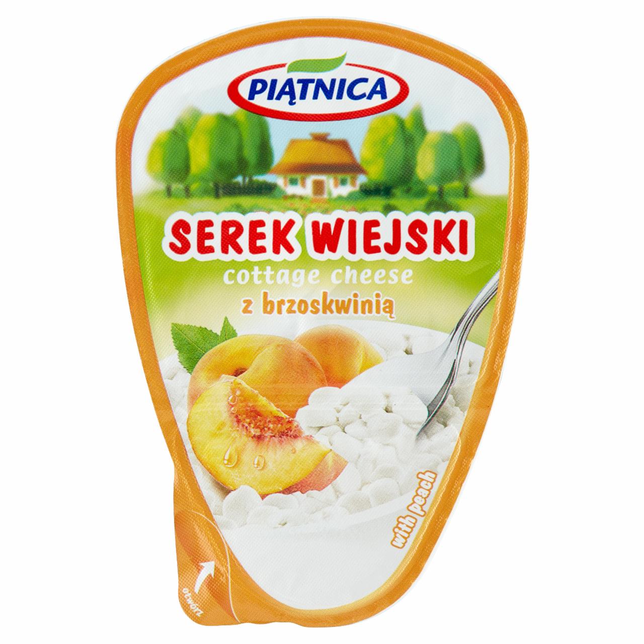 Zdjęcia - Serek wiejski z brzoskwinią Piątnica