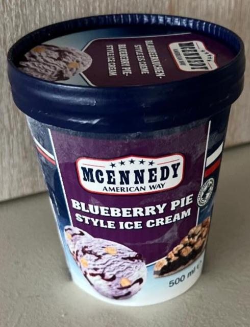 Zdjęcia - Blueberry Pie Style Ice Cream McEnnedy American Way