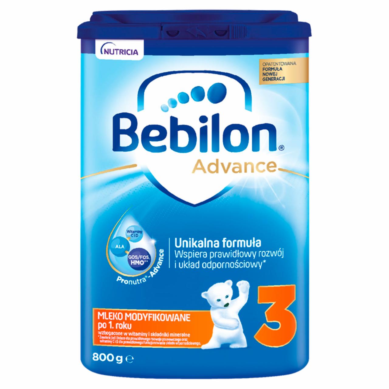 Zdjęcia - Bebilon 3 Advance Pronutra Junior Formuła na bazie mleka po 1. roku życia 800 g