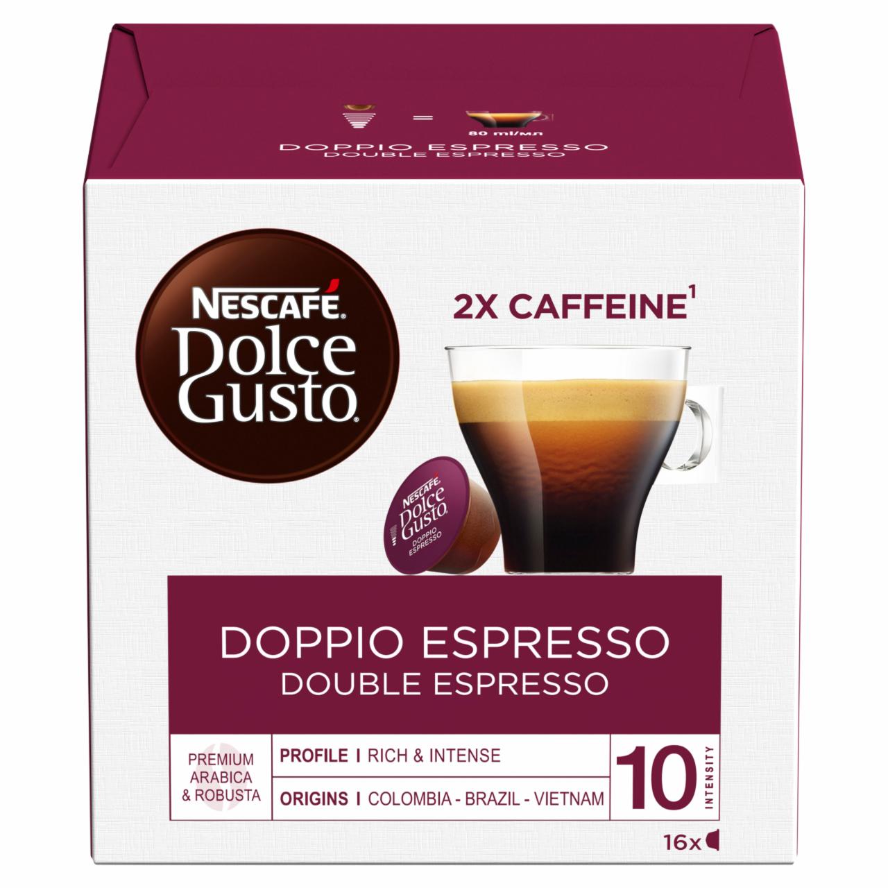 Zdjęcia - Nescafé Dolce Gusto Doppio Espresso Kawa w kapsułkach 136 g (16 x 8,5 g)