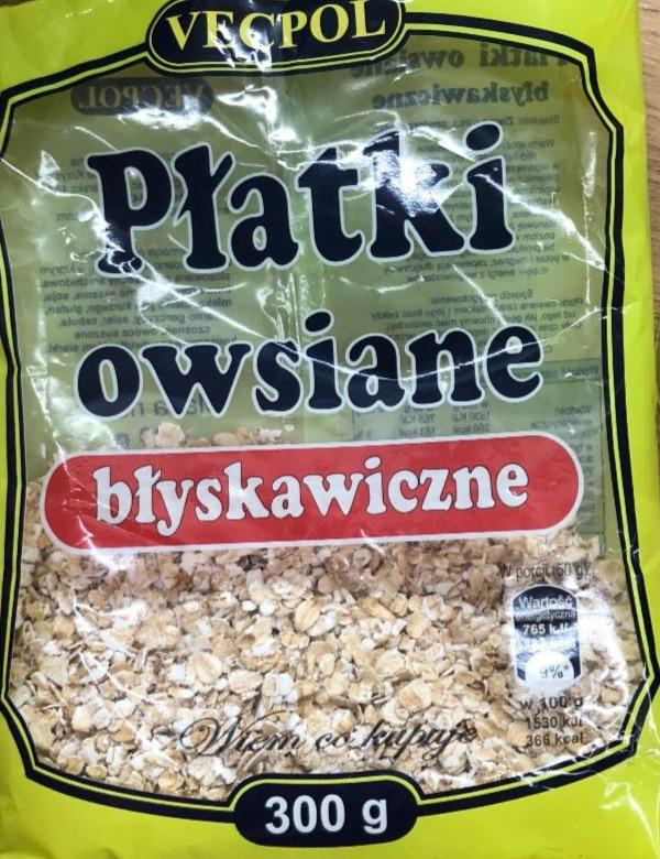 Zdjęcia - płatki owsiane blyskawiczne Vecpol