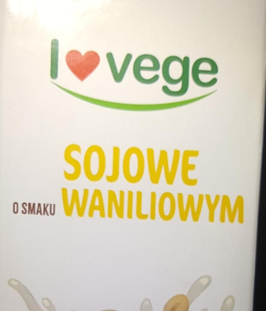 Zdjęcia - Napój sojowy o smaku waniliowym I love vege