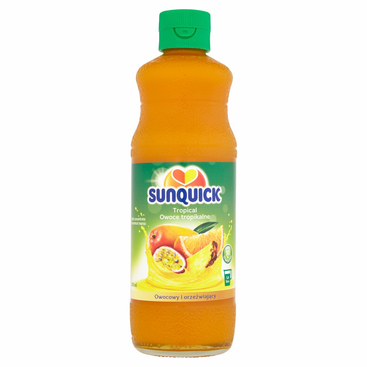 Zdjęcia - Sunquick Koncentrat napoju owoce tropikalne 580 ml