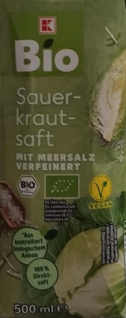 Zdjęcia - Sauerkrautsaft Kaufland Bio