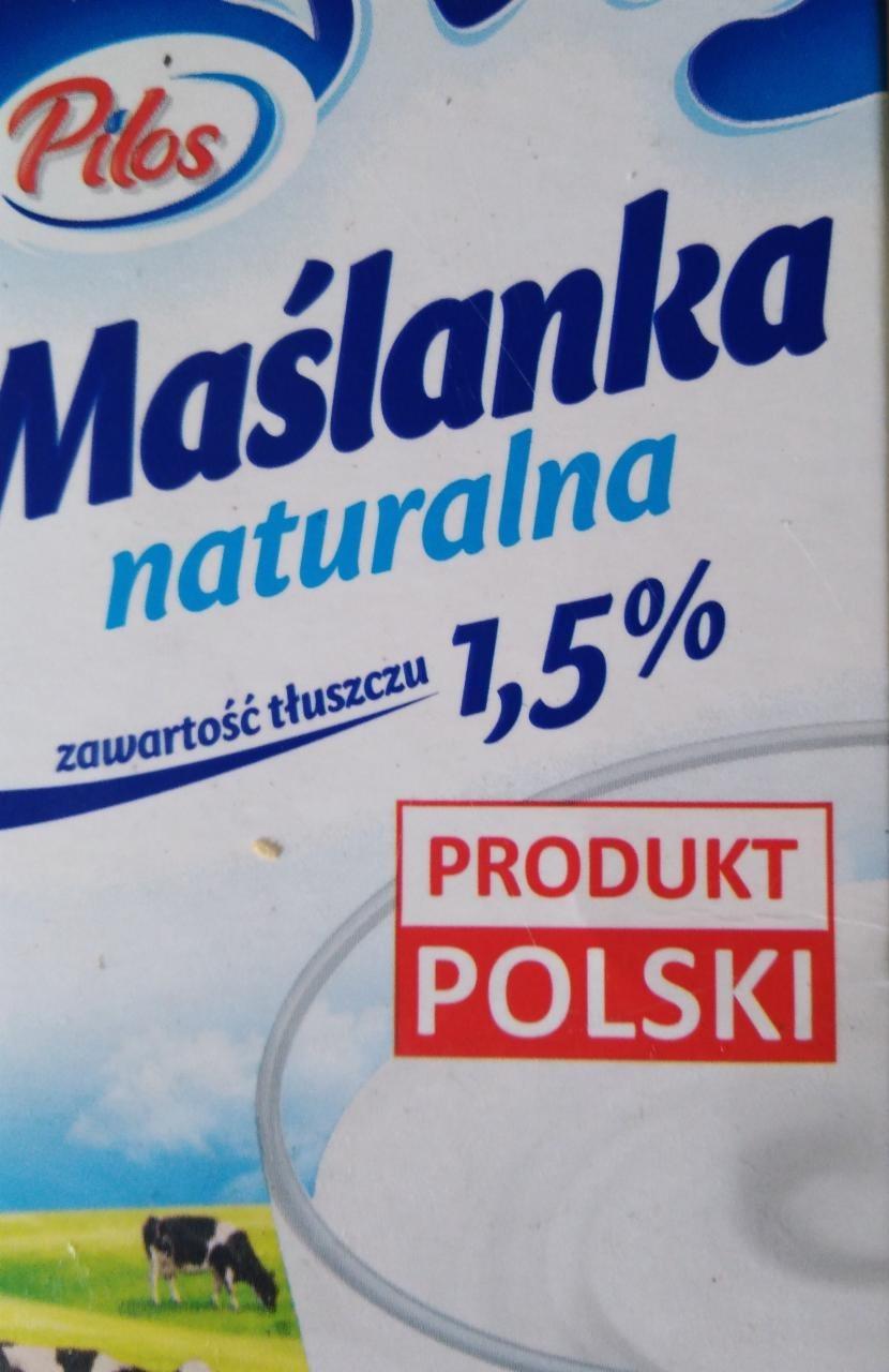 Zdjęcia - Maślanka naturalna 1,5% Pilos