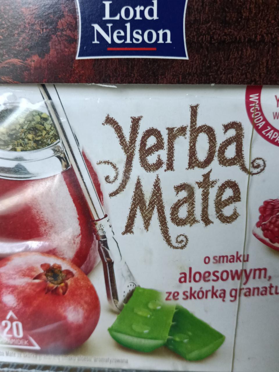 Zdjęcia - Yerba Mate o smaku aloesowym że skórka granatu Lord Nelson