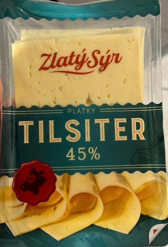 Zdjęcia - Zlatý sýr plátky Tilsiter