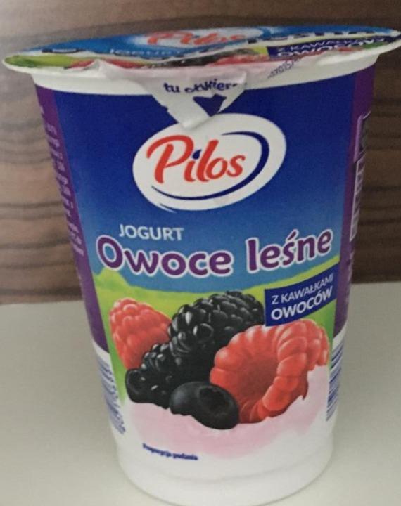 Zdjęcia - Pilos Jogurt Owoce leśne z kawałkami owoców 