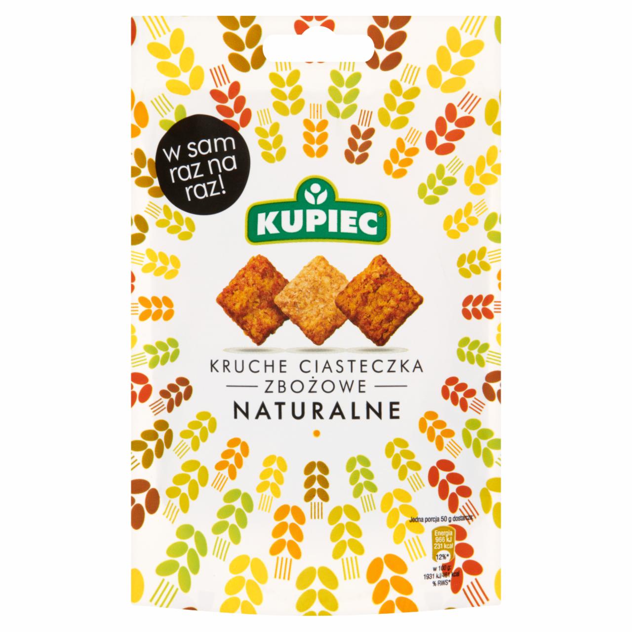 Zdjęcia - Kupiec Ciasteczka zbożowe naturalne 50 g