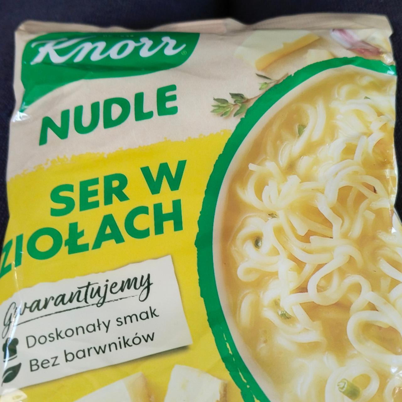 Zdjęcia - Nudle Ser w ziołach Knorr