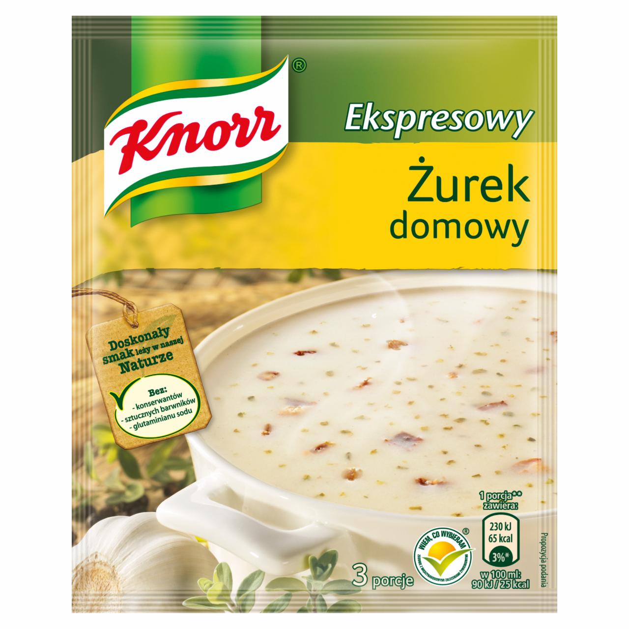 Zdjęcia - Knorr Ekspresowy żurek domowy 42 g