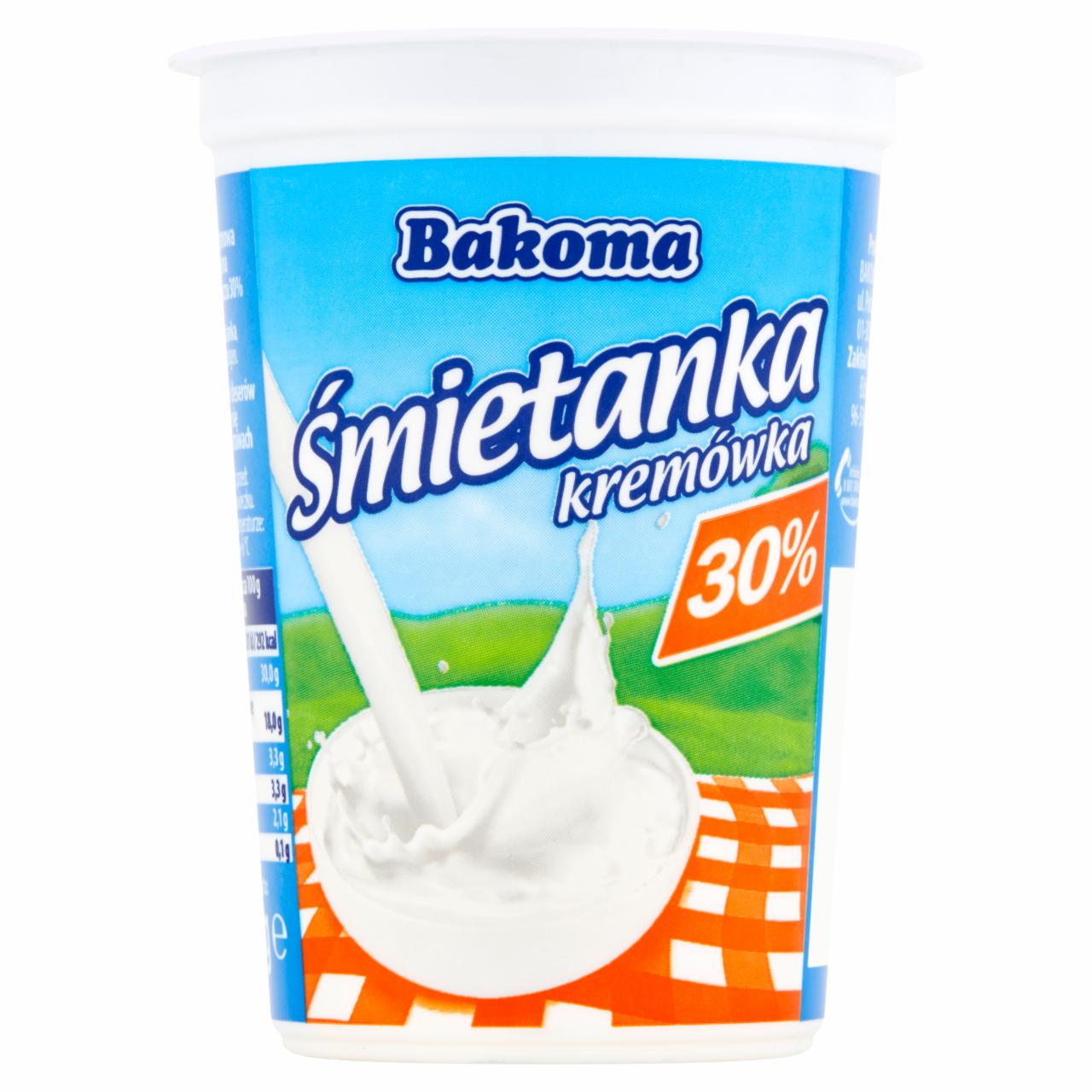 Zdjęcia - Bakoma Śmietanka kremówka 30% 200 g