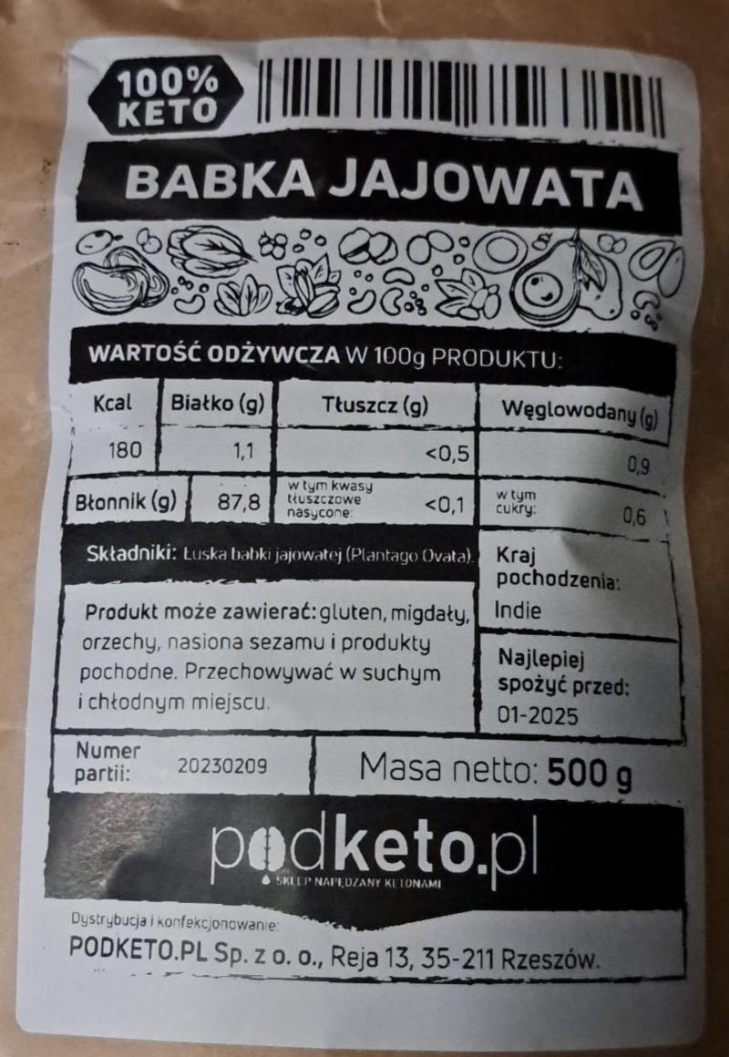 Zdjęcia - Babka jajowata Podketo