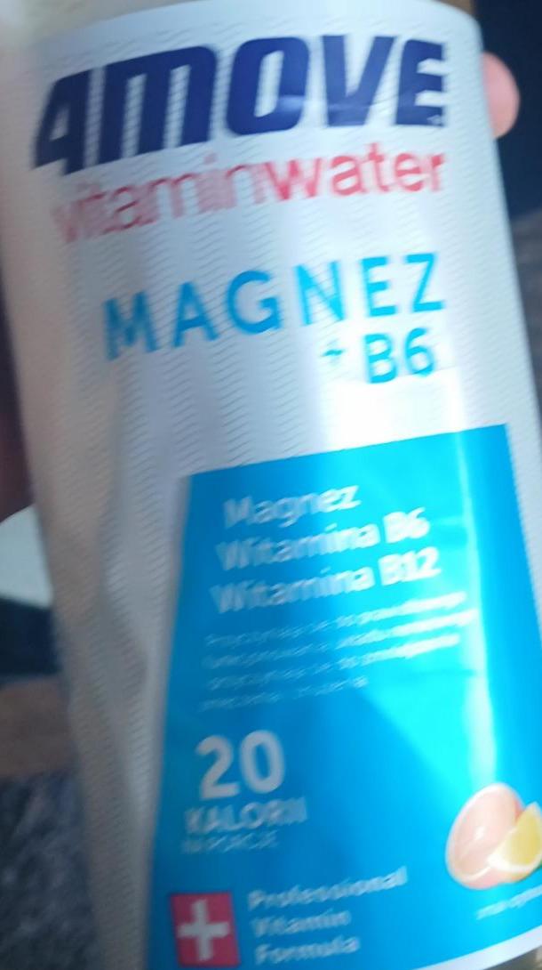 Zdjęcia - 4Move Vitamin Water Magnez + B6 Napój niegazowany smak cytrusowy 1,11 l