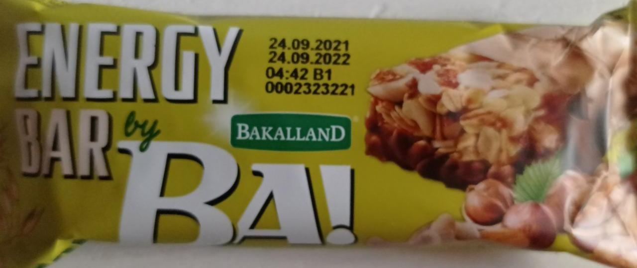 Zdjęcia - Baton Energy Bar Ba! 5 orzechów Bakalland