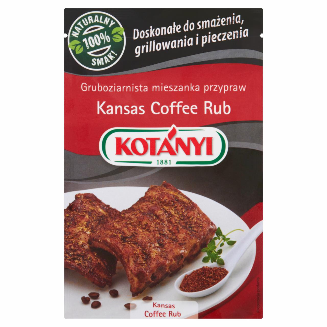 Zdjęcia - Kotányi Kansas Coffee Rub Gruboziarnista mieszanka przypraw 22 g
