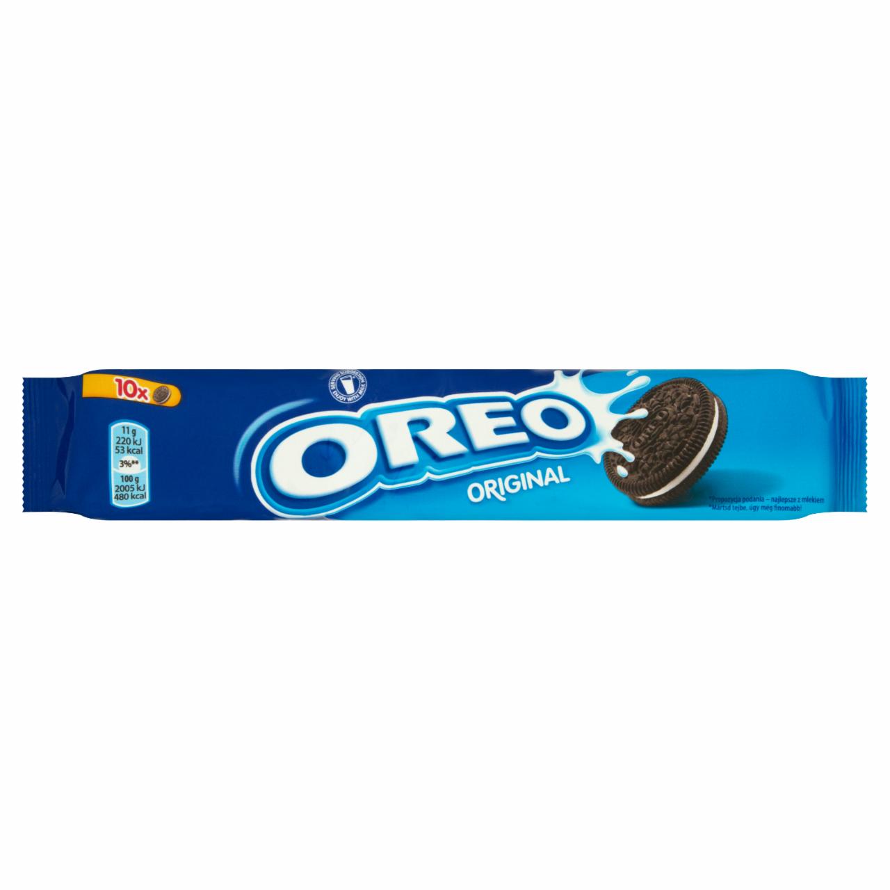 Zdjęcia - Oreo Original Ciastka kakaowe z nadzieniem o smaku waniliowym 110 g