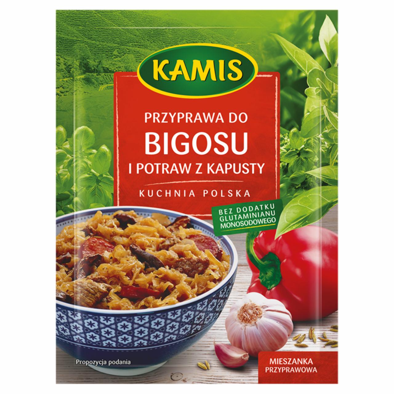 Zdjęcia - Kamis Kuchnia polska Przyprawa do bigosu i potraw z kapusty Mieszanka przyprawowa 20 g