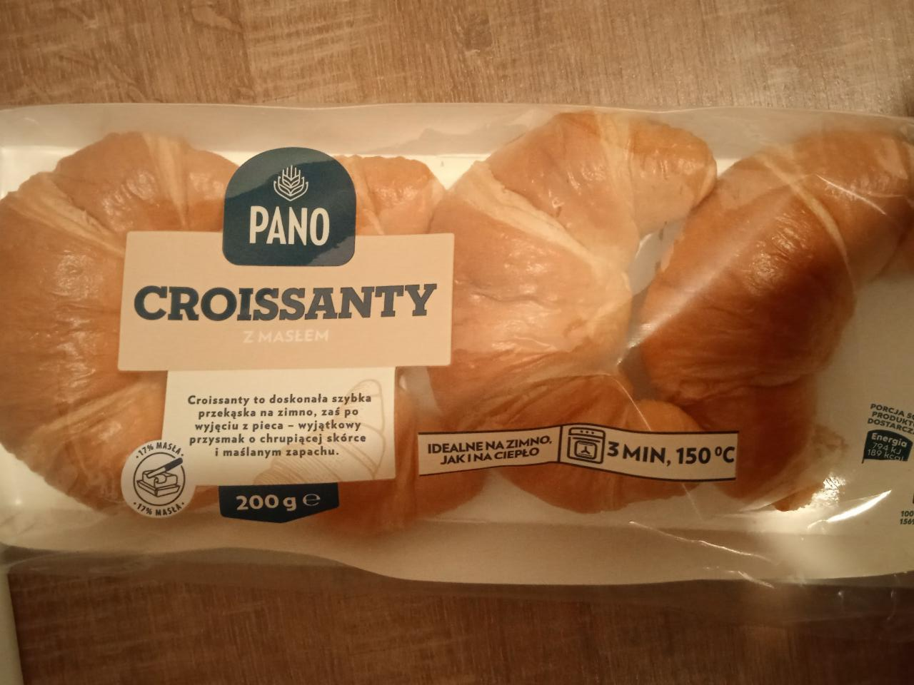 Zdjęcia - Croissanty z masłem PANO