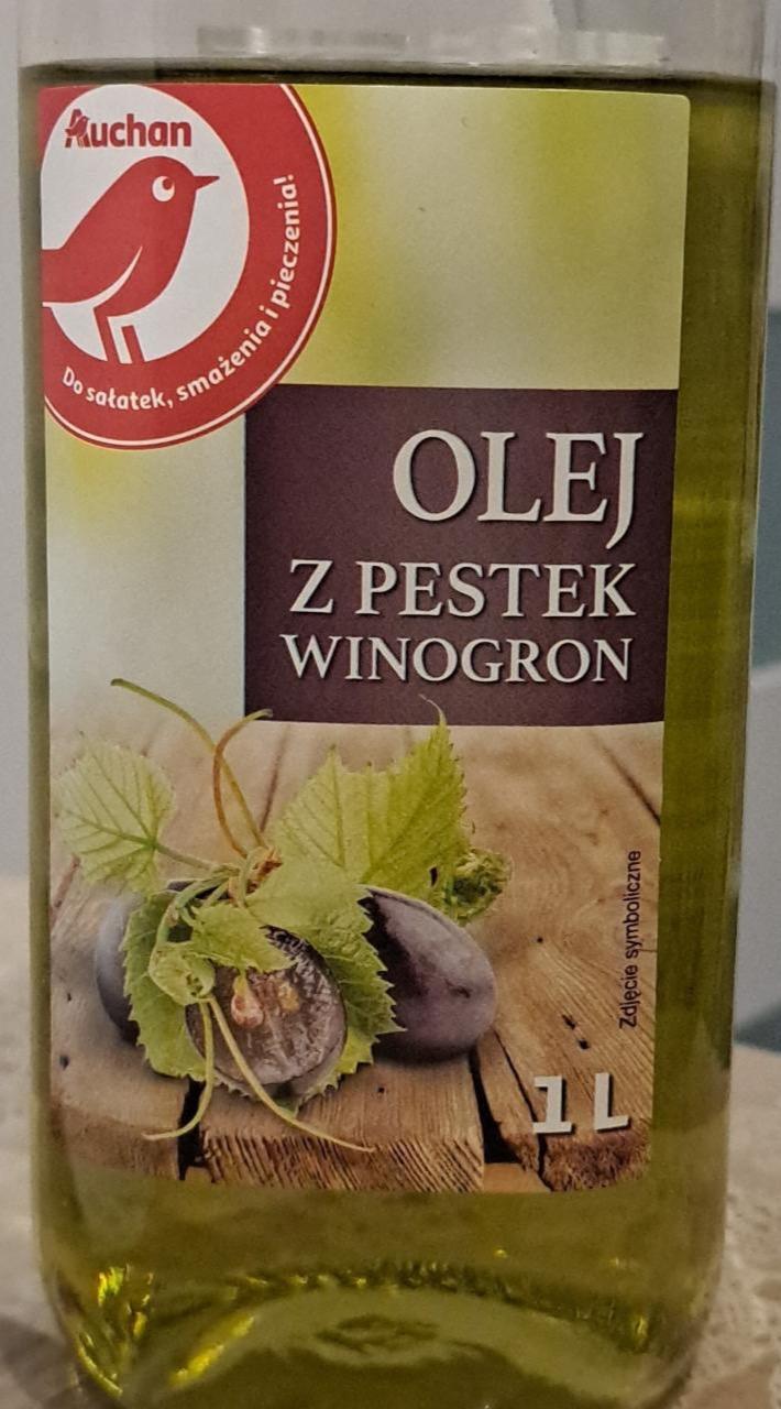 Zdjęcia - Olej z pestek winogron Auchan