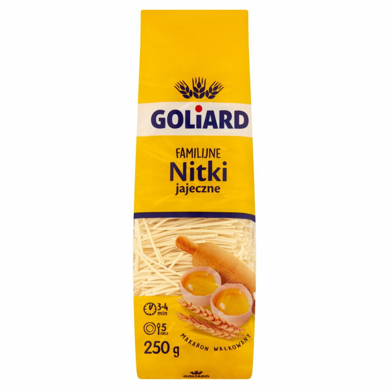 Zdjęcia - Goliard Makaron familijny nitki jajeczne 250 g