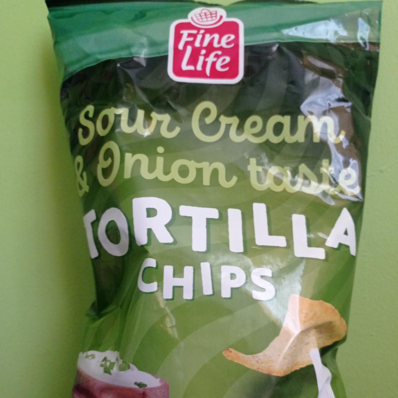 Zdjęcia - Tortilla chips sour cream onion Fine life