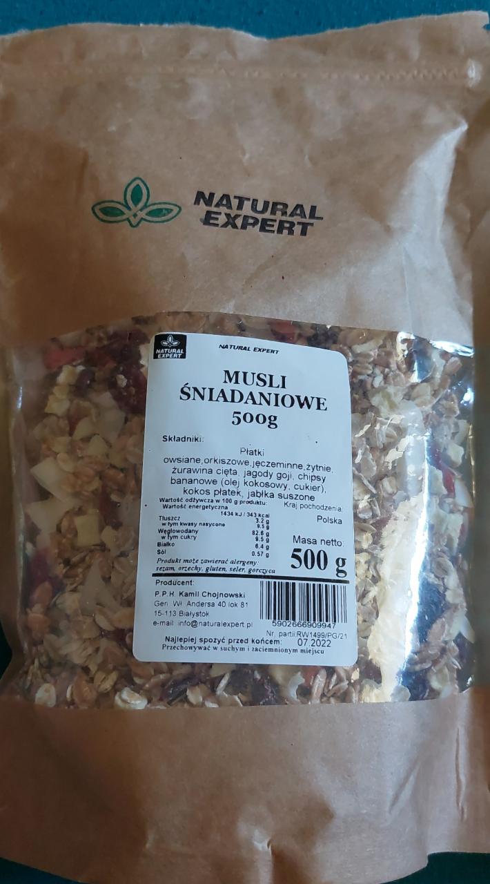 Zdjęcia - musli śniadaniowe natural expert