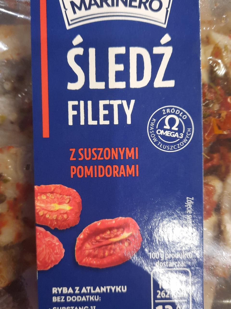 Zdjęcia - śledź filety z suszonymi pomidorami Marinero