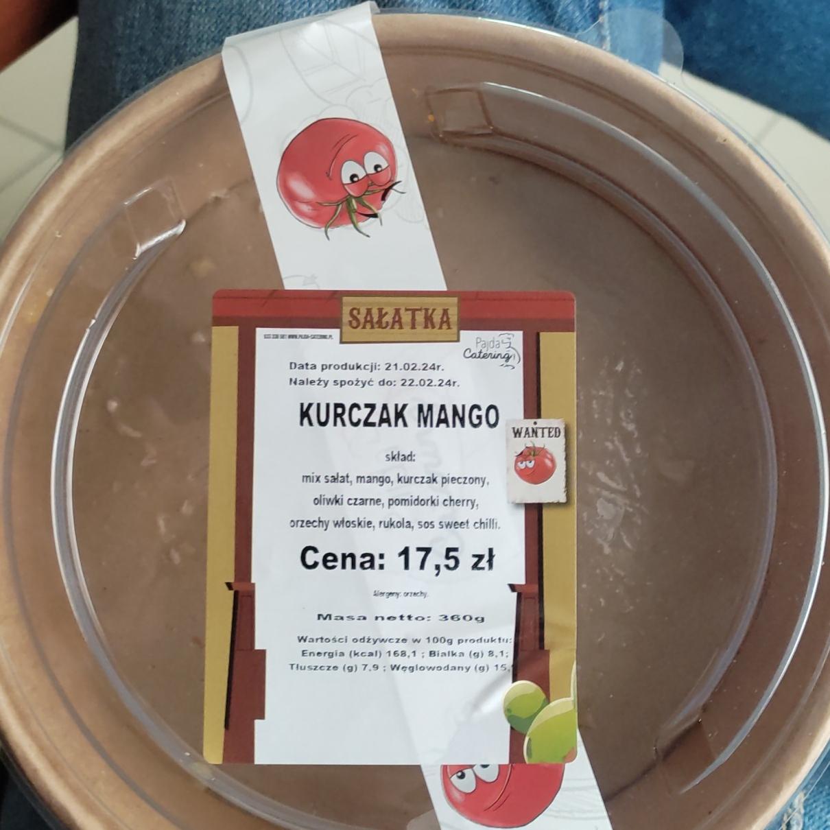 Zdjęcia - Sałatka kurczak mango Pajda catering