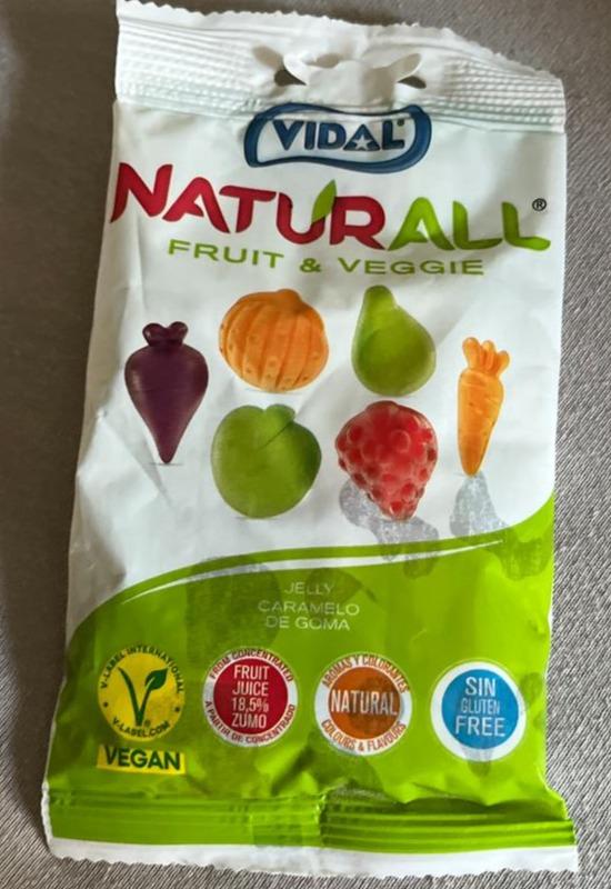 Zdjęcia - Żelki owocowo warzywne naturall Vidal
