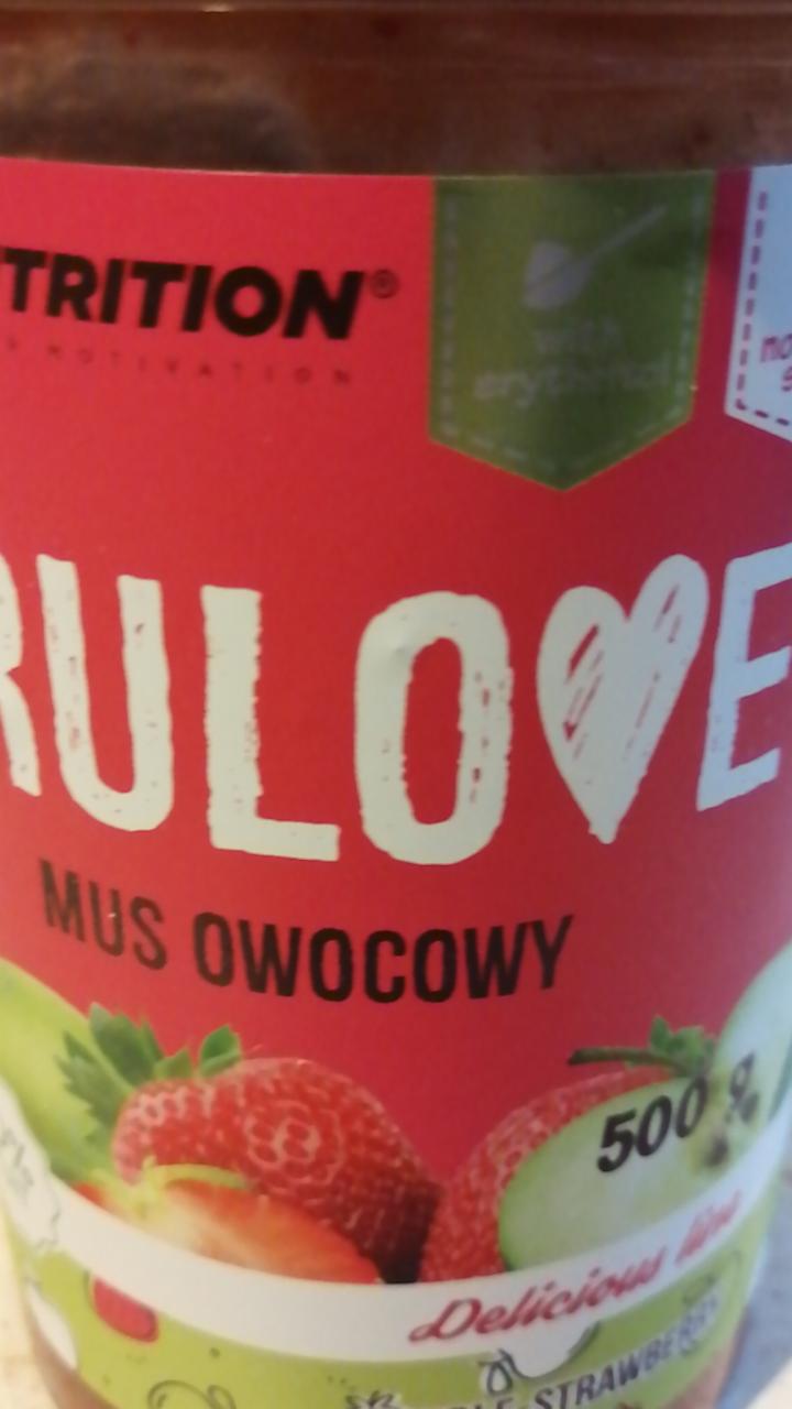 Zdjęcia - Frulove mus owocowy apple-strawberry Allnutrition 