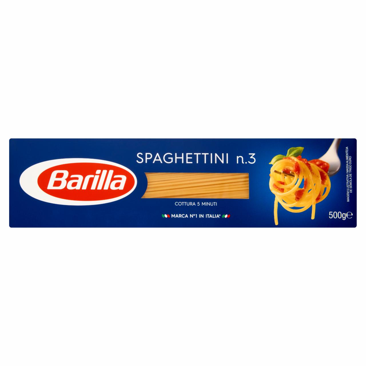 Zdjęcia - Barilla Makaron Spaghettini 500 g