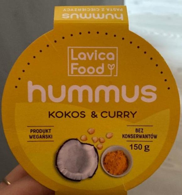 Zdjęcia - Hummus kokos & curry Lavica Food