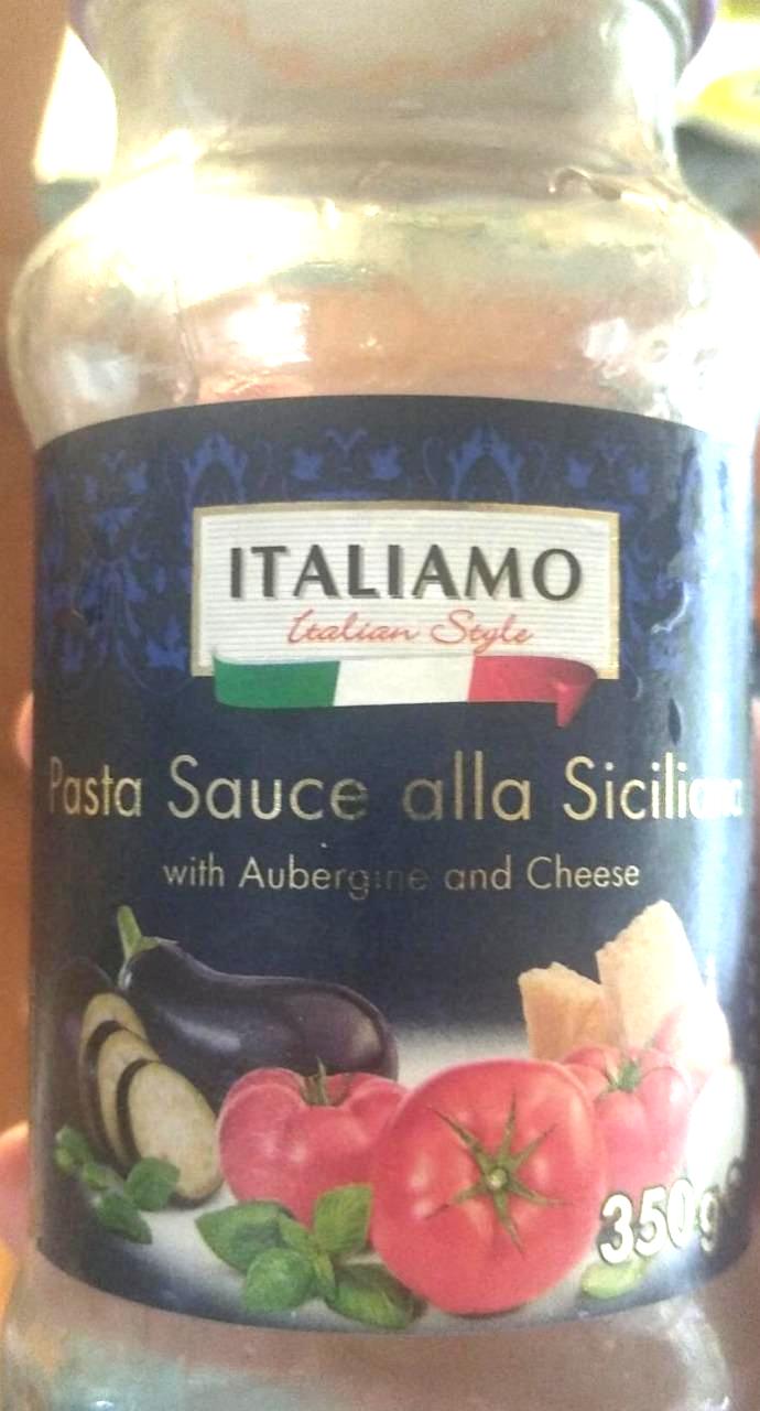 Zdjęcia - Pasta sauce alla Siciliana witha aubergine and cheese Italiamo